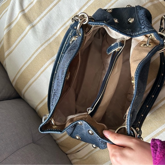 Blue handbag - Picture 9 of 12